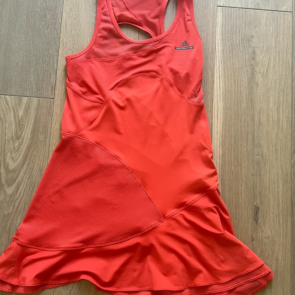 Adidas by Stella McCartney Red Racerback Tennis Dress